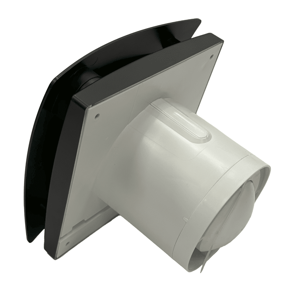 Вентилятор накладной Soler & Palau Silent Dual 100 MATT BLACK (таймер, датчик влажности, датчик движения, программируемый)